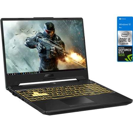ASUS TUF F15 Gaming Laptop, 15.6 144Hz FHD Display, Intel Core i5-10300H  Upto 4.5GHz, 8GB RAM, 2TB NVMe SSD, NVIDIA GeForce GTX 1650 Ti, HDMI,  DisplayPort via USB-C, Windows 10 Pro 