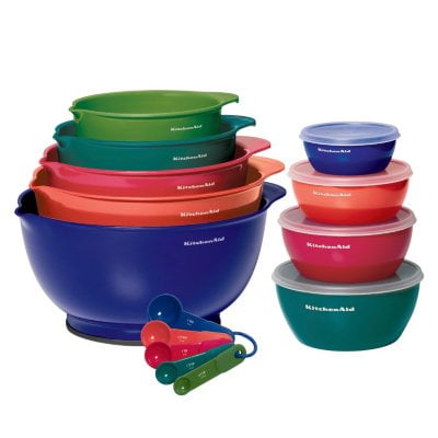 UPC 024131359875 product image for Ka 18pc Mixing Bowls W Measuring Spoons | upcitemdb.com