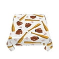 thumbnail image 5 of Wukai Baseball Sport Waterproof Tablecloth for Kitchen Dining, Fits Square Tables for 2-4 Seats -54"x54", 5 of 7