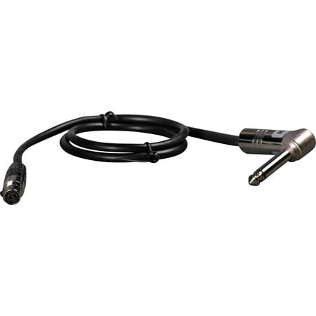 Shure WA304 2-Feet Instrument Cable, 4-Pin Mini Connector (TA4F) with Right-Angle 1/4-Inch Connector