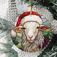 thumbnail image 2 of Goat Christmas Ornaments, Goat Ornament, Goat Christmas Décor, Goat Xmas Decorations Z9Qkvi, 2 of 5