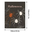 thumbnail image 3 of Puntoco Manta de franela de Halloween, manta de aire acondicionado, manta de sofá, manta de dormitorio y oficina, 3 of 5
