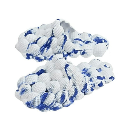 

FITOOM Massage Bubble Slides Slippers for Women Men Funny Lychee Unisex Super Soft Sandals Breathable Beach Slides Bath Shower Slippers Bedroom Spa House Sandals