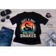 thumbnail image 1 of BAYCREWS Boy Who Loves Snakes Shirt: Reptile Lover Gift, 1 of 4