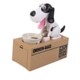 thumbnail image 1 of Lindo Perro Hambriento Comiendo Monedas Caja Caja de Almacenamiento Caja Ahorro Dinero Alcancía Baoblaze Banco de ahorro de dinero en monedas, 1 of 8