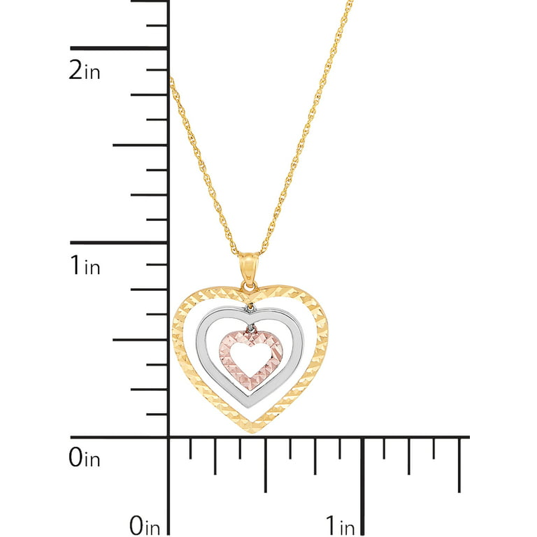 12MM Hamilton Gold Heart Bead (36 pieces)