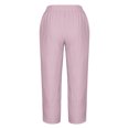 thumbnail image 3 of Zuesphe Lounge Pants Women with Pockets Summer Capri Pants for Women Baggy Pants Women Boho Womens Cargo Pants High Waisted with Pockets, 3 of 4