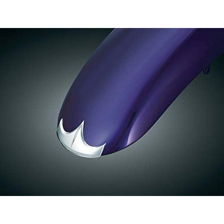 Kuryakyn 7344 Motorcycle Accessory: Front Fender Accent Tip for Honda, Indi