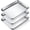 3-23x17x2.5cm, variant on Stainless Steel Baking Sheet Pan Set 3 Count 23x17x2.5cm For Toaster Oven
