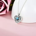 thumbnail image 2 of LONAGO Heart Locket Necklace Heart Shape Photo Cross Locket Necklace Gift for Women, 2 of 10