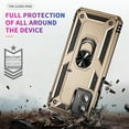 thumbnail image 7 of Compatible with Motorola Moto G 5G 2023 Case Built-in 360 Ring Holder Kickstand, Extreme Protection Military Armor Magnetic Car Dual Layer Protective Heavy Duty Phone Cover,Gold, 7 of 7