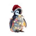 thumbnail image 2 of Acrylic 2D Christmas Tree Ornaments – Round Festive Holiday Decor with Attached Ribbon, 1 Piece, 2 of 2