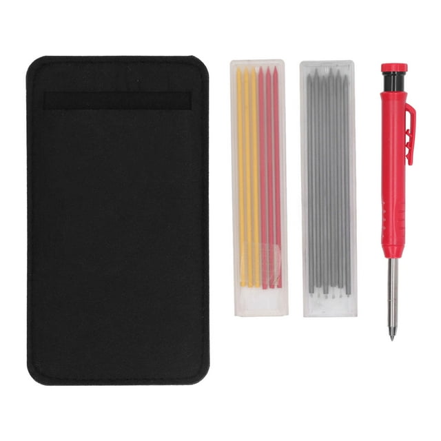Mechanical Carpenter Pencil Kit,Mechanical Carpenter Pencil Kit Carpenter Pencilwith Sharpener Carpenter Pencilwith Pencil Refill Smart Functionality