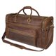 thumbnail image 1 of Bolsa de viaje de cuero de vaca Crazy Horse para hombre, bolsa de viaje grande, bolsa de fin de semana de piel de vaca duradera, bolsa de equipaje de cuero genuino, 1 of 4