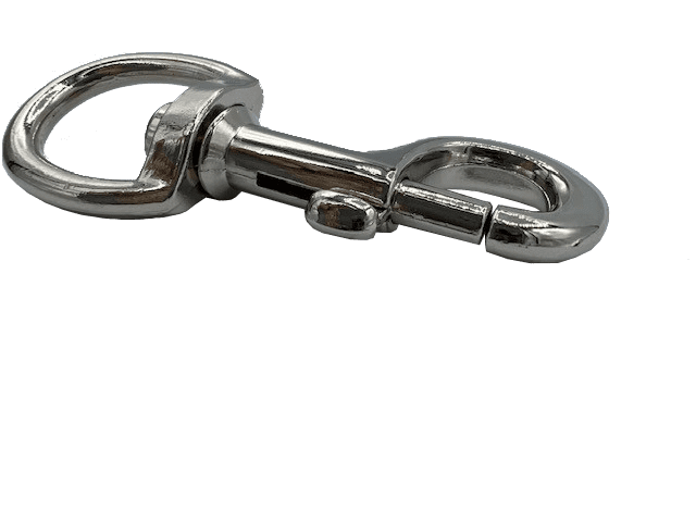 M6 99mm Long Swivel Eye Bolt Snap Hook Key Chain Marine Clip Stainless  Steel