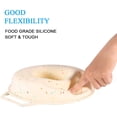 thumbnail image 4 of Silicone Donut Pan Cake Mold 9 Inch Doughnut Pans for Baking, Non Stick Round Cake Pan with Handle (Large，1Pack), 4 of 6