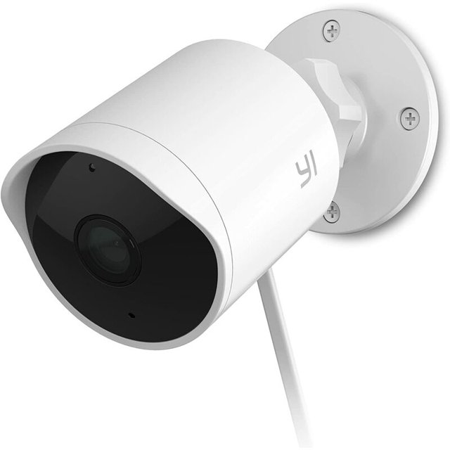 YI IP65 Cámara de vigilancia WiFi a prueba de agua, HD 1080P Cámara de seguridad AI para exteriores Detección de personas, Detección de movimiento, Audio bidireccional, Visión nocturna dontodent Kuyhfg Sin marca
