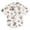 Gray Mando Grogu, variant on Star Wars Little Boys' Short Sleeve Button-Down Shirt Space Black