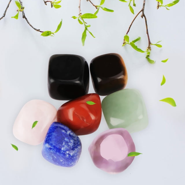 Chakra Stone,7PCS Natural Crystal Healing Chakras Healing Stone Yoga Energy Stone Highly Versatile