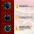 thumbnail image 4 of Nostalgia RTOV2RR Four Grille-Pain Rétro à Convection 12 Tranches, 4 of 4