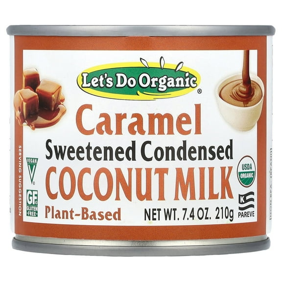 Edward & Sons Let's Do Organic®, Sweetened Condensed Coconut Milk, Caramel , 7.4 oz (210 g)