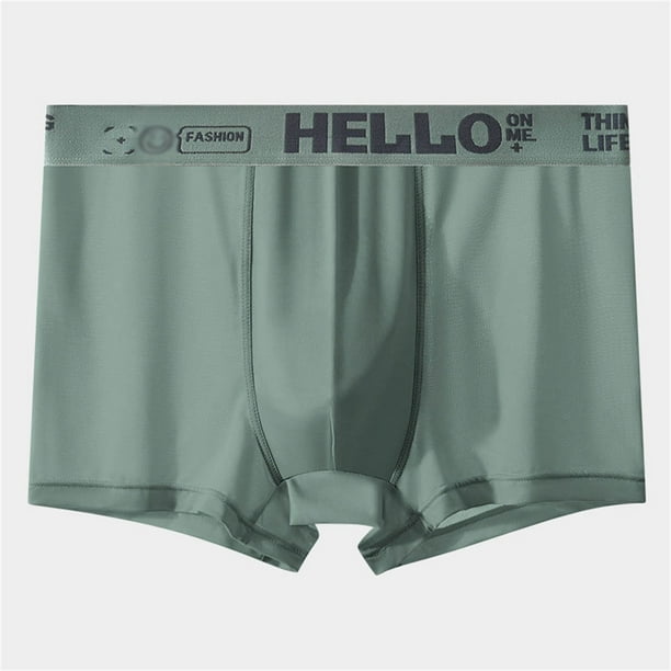 WILLBEST Pantalones Cortos Cargo para Hombre, de Seda de Hielo, Sin Costuras, Finos y Transpirables, Ropa Interior