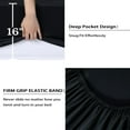 thumbnail image 4 of Bed Sheets and Pillowcase Set Twin Size100% Bamboo,Cool Sheets for Hot Sleepers, 3 PCS Bedding Sheets with Deep Pocket Fitted Sheet, 1 Flat Sheet, 1 Pillowcase (Spa Blue, Full), 4 of 7
