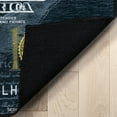 thumbnail image 2 of Well Woven Money Collection Dollar Front 3'11" x 9'10" Black Gold Runner Rug, 2 of 7