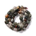 thumbnail image 3 of 10Strand Natural Africa Bloodstone Beads Strands Tumbled Stone 7~12x6~8x5~7mm Hole: 1mm about 43~44pcs/strand 15.47~15.63''(39.3~39.7cm), 3 of 5