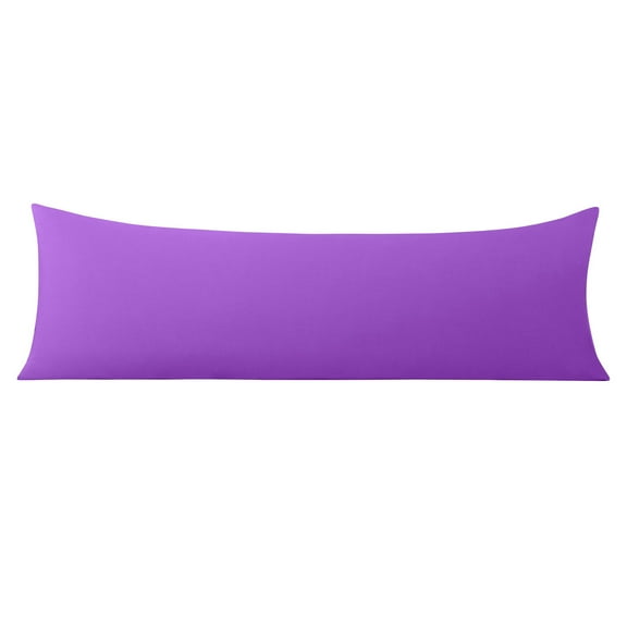Flxxie Soft Microfiber, 1 Pack 20x54 inches Body Pillowcase, Purple