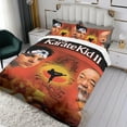thumbnail image 3 of Karate Kid Legends Themed Bed Sheet Set Three Piece Set 53x79 In ches Comfortable And Skin Friendly Unique Design Creating A Star Studded Night Home Decor Gifts For Family Friends fans, 3 of 6