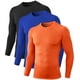 thumbnail image 1 of Camisas de compresión Queerier para hombre, paquete de 3, manga larga, 1 of 6