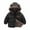 Black, variant on Aoochasliy Coats for Girls Boys Clothes Toddler Baby Fall Winter Fleece Padded Jacket Hooded Zip Jacket Coat