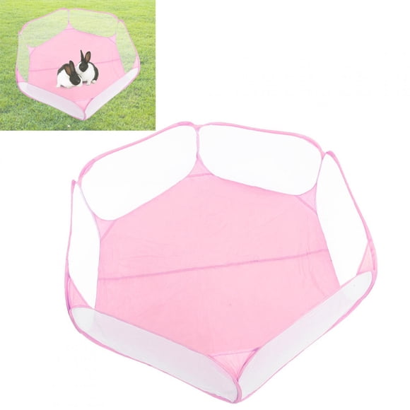 Parque Infantil Para Animales Pequeños, Portátil, Emergente, Abierto, Interactivo, Para Mascotas, Cerca Plegable Para Interiores Y Exteriores, Para Conejos, Cobayas, Hámster,