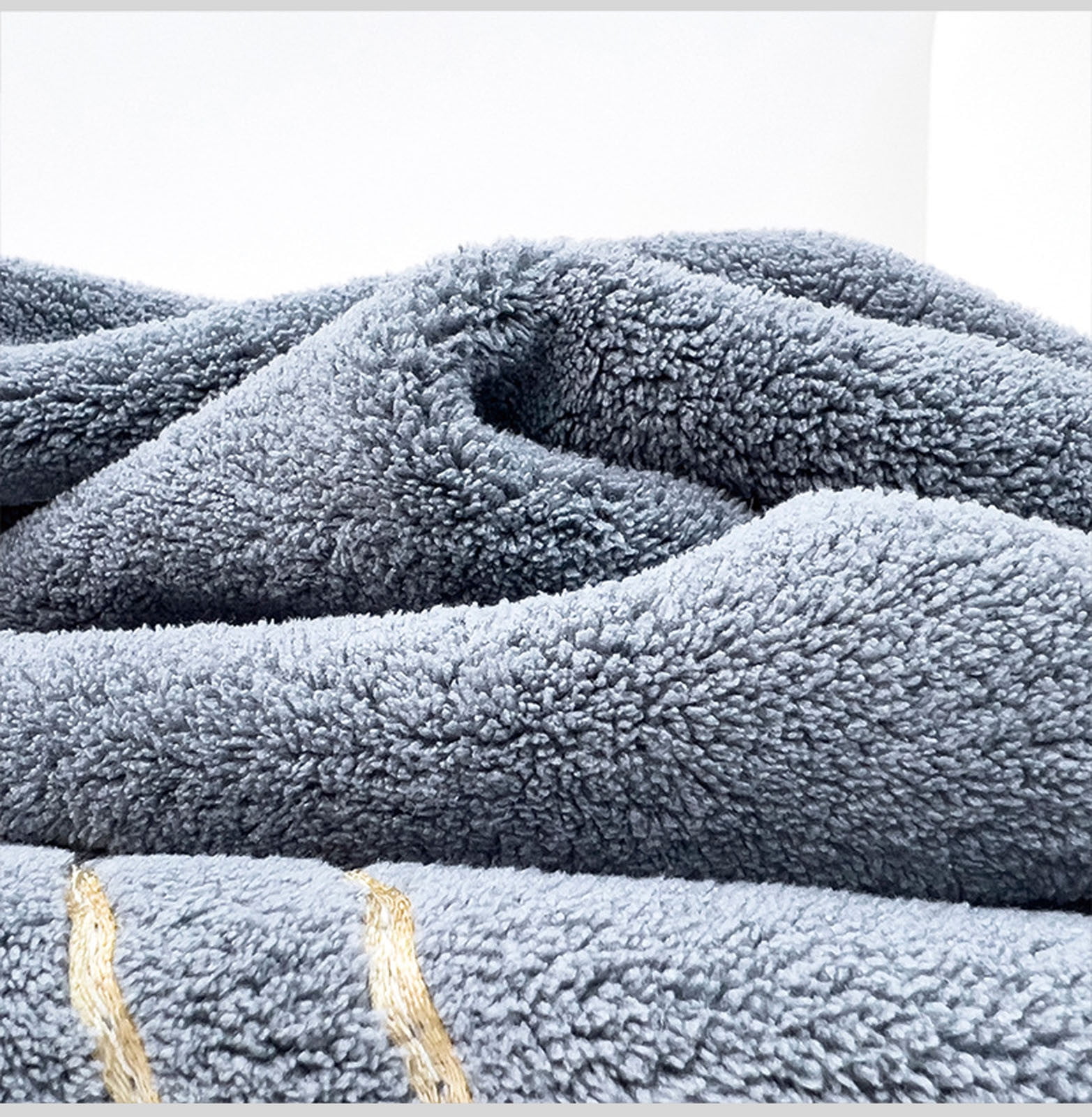 Tunhigl Towels Clearance! 6PCS Towel Set Velvet Spun Highly Absorbent Soft Bath Towel Suitable For Bathroom Spa Gym