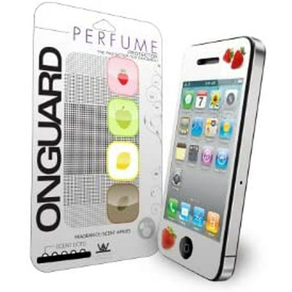 ONGUARD-K2W. LLC ONG-IP4S-4-Coffee Scented Perfume Screen Protector for Apple iPhone 4S - 1 Pack - Retail Packaging -