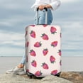 thumbnail image 7 of Gukieu Hand Drawn Strawberry Print Suitcase Protective Cover, Elastic Zipper Buckle Suitcase Protective Cover, Suitable for Travel, Business Trip-Small, 7 of 7