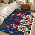 thumbnail image 4 of Area Rugs for Living Room Bedroom, Navy Blue Gnomes Christmas 4'x6' Rug Washable Carpet Runner Indoor Outdoor, Xmas Ball Gifts Snowflake Non Slip Accent Floor Mats Rug for Kitchen, Office, 4 of 8