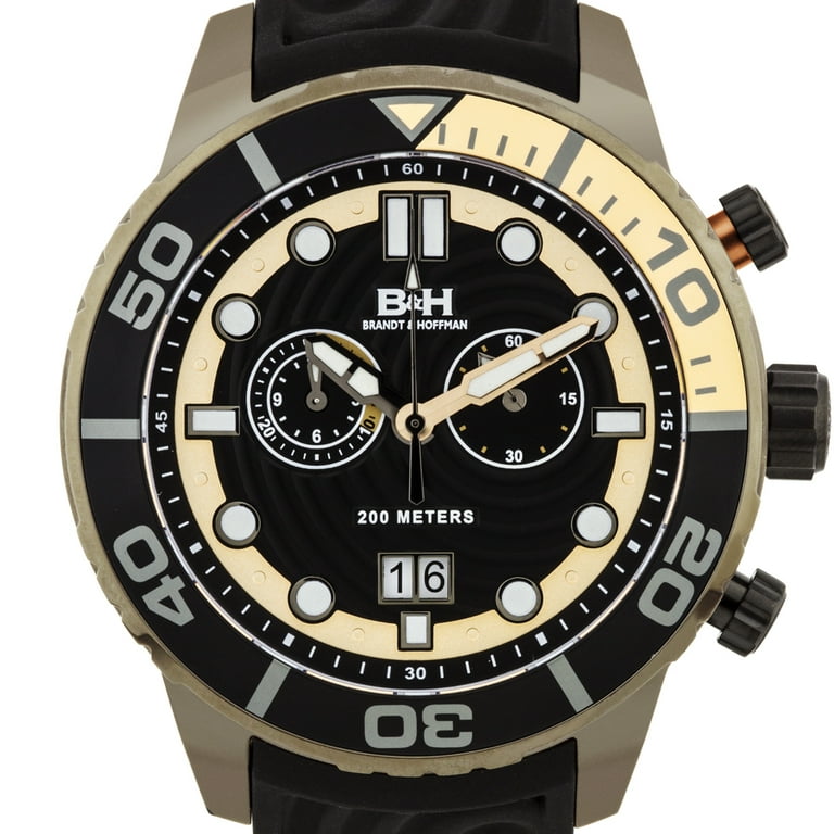 Brandt & hoffman epicenter men's swiss chronograph diver best sale watch
