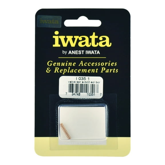 Iwata Replacement Air Valve Spring, For Iwata Airbrush models A-BC2, ECL and BCR, Genuine Part (I 035 1)