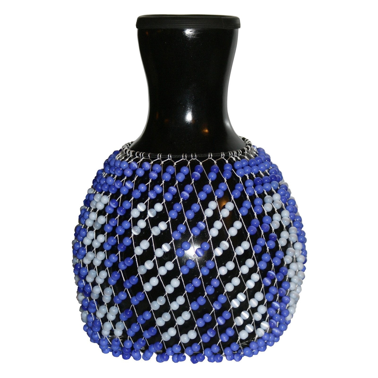 X8 Drums Fiberglass Shekere with Blue Beads