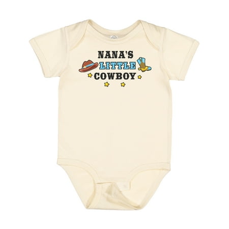 

Inktastic Nanas Little Cowboy with Cowboy Hat and Boots Boys Baby Bodysuit