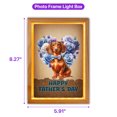 thumbnail image 5 of Dachshund Proud Dad Happy Father's Day Acrylic Plaque with Wood Photo Frame Box Wiener Dog Lover Gifts Idea Light Box - 02008, 5 of 5