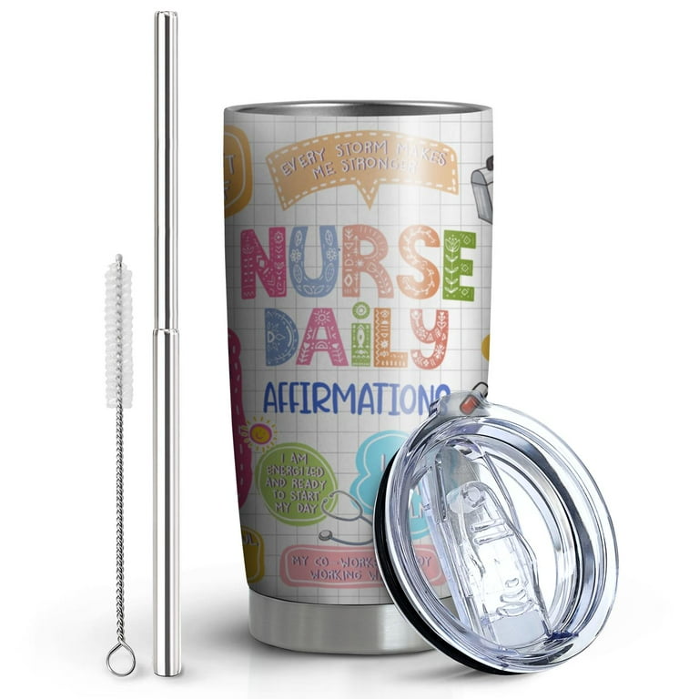 Nurse Tumbler Nurse Water Bottle Nurse Gifts RN Gift Nurse Graduation Gift  Motivational Water Bottle New Nurse Gift BSN Gift 