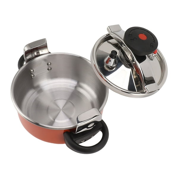 2L Stainless Steel Pressure Cooker, Mini Pressure Cooker Intelligent Explosion Safe For Gas Stoves