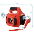 Drill Winch Hoist Portable Handheld Drill Winch 750 LBs Capacity with