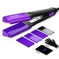 thumbnail image 1 of Hair Crimper Terviiix Plancha de pelo con 4 planchas, color morado, 1 of 6