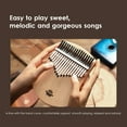 thumbnail image 3 of hluru 17-Key Finger Thumb Piano Portable Musical Instrument Solid Wood, 3 of 8