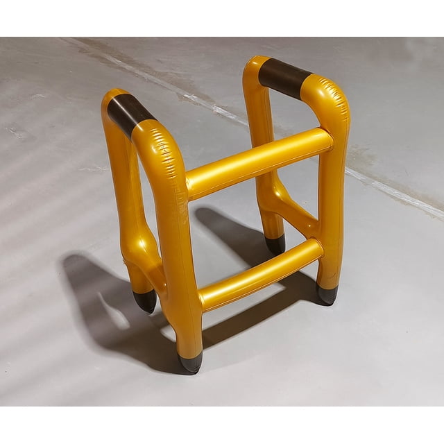 Muletas inflables para andadores, accesorios para pasamanos para discapacitados de Halloween, andador inflable
