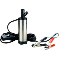 CONQUERALL Electric Diesel Pump DC 24V Submersible Pump Stainless Steel Suitable for Outdoor Refueling
